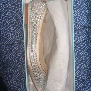 Sparkly Betsy Johnson flats